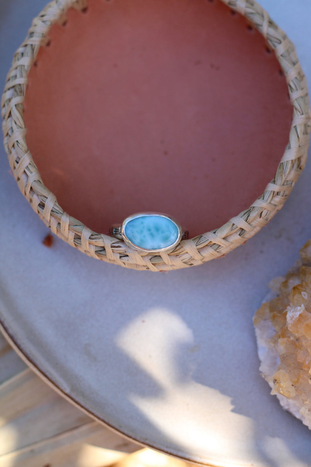 Larimar Ring - Size 7