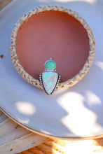 Load image into Gallery viewer, Australian Variscite + Chrysoprase Ring - Size 8.75
