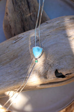 Load image into Gallery viewer, Larimar + Chrysoprase Bolo
