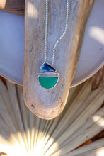 Load image into Gallery viewer, Australian Opal + Chrysoprase HORIZON Necklace
