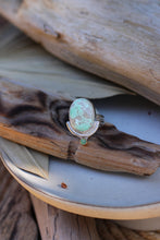 Load image into Gallery viewer, Australian Variscite + Chrysoprase Ring - Size 7
