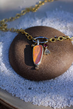 Load image into Gallery viewer, LIBRA Necklace - Australian Pipe Opal + Pink Tourmaline
