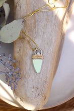 Load image into Gallery viewer, HORIZON Lemon Chrysoprase Necklace - 16 inches
