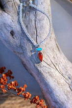 Load image into Gallery viewer, Australian Opal + Honeycomb Chalcedony Necklace
