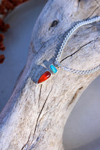 Load image into Gallery viewer, Australian Opal + Honeycomb Chalcedony Necklace
