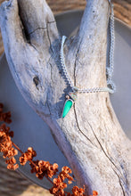 Load image into Gallery viewer, Australian Opal + Emerald Rose Variscite Necklace
