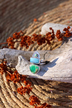 Load image into Gallery viewer, Green Valley Variscite + Australian Opal Ring - Size 7.5
