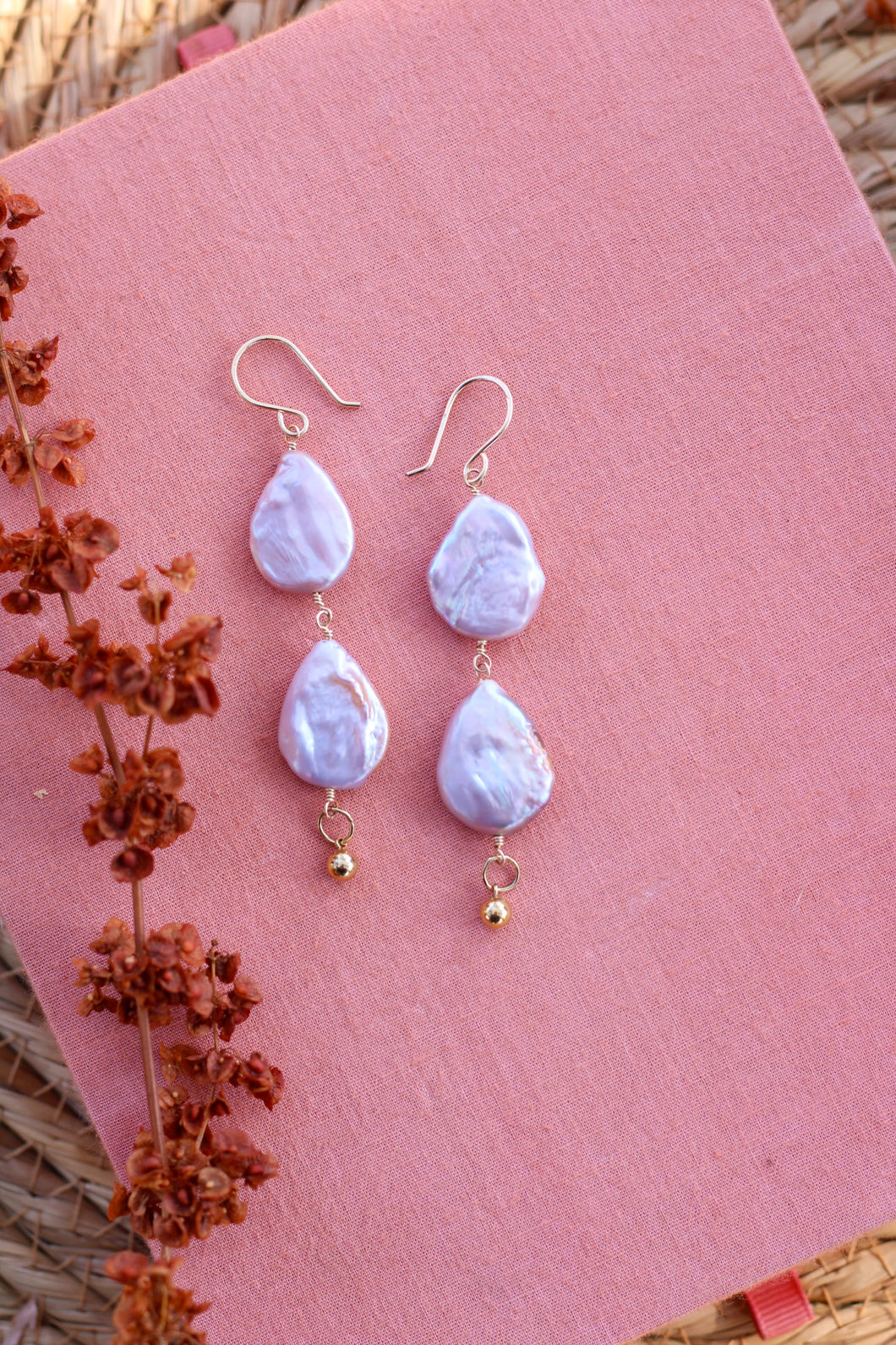 Sweetheart Freshwater Pearl Earrings