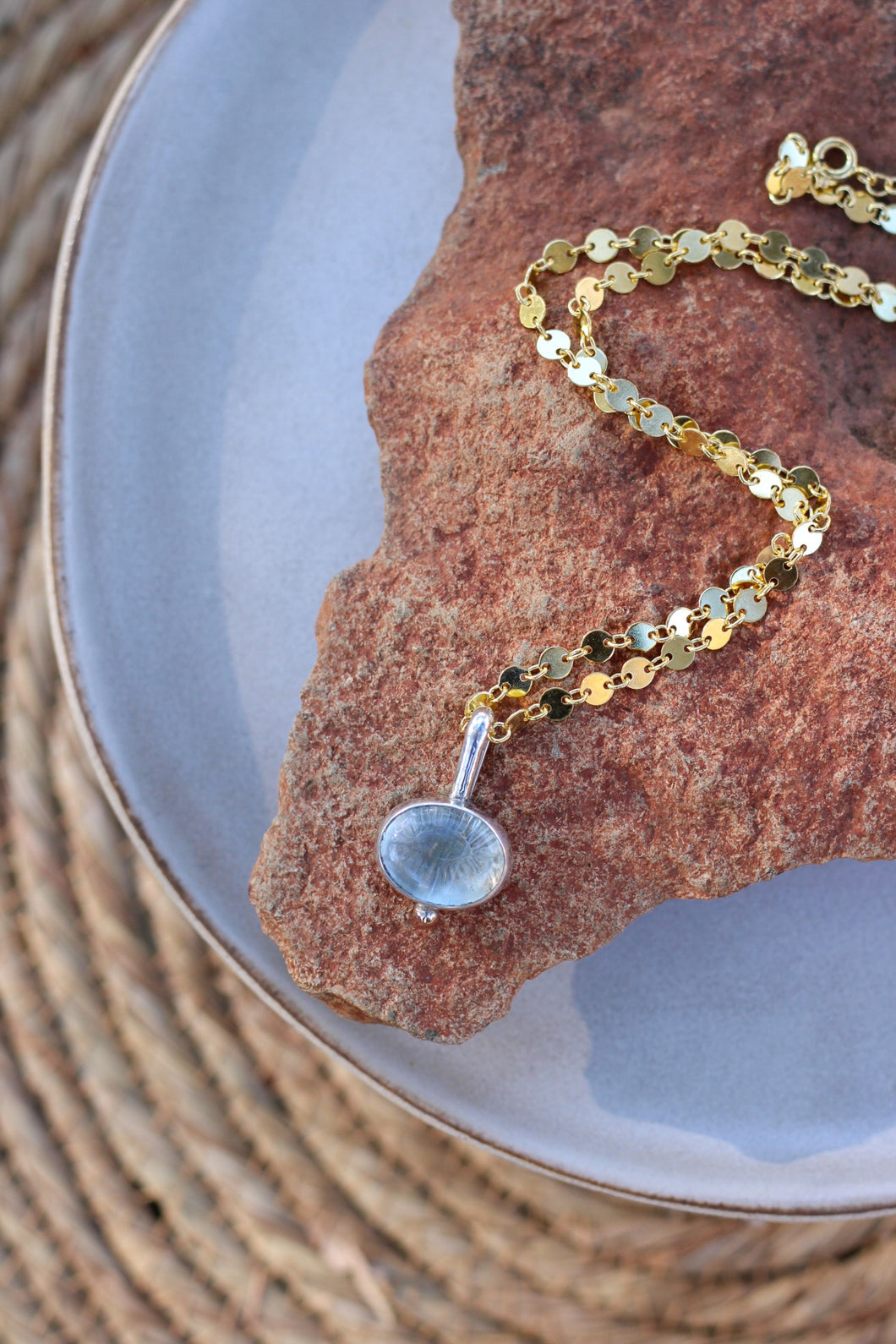 Malawi Moonstone Necklace - Large