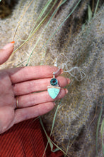 Load image into Gallery viewer, Emerald Rose Variscite + Fluorite Necklace
