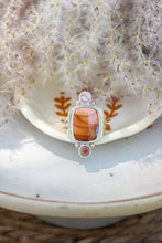 Load image into Gallery viewer, Bruneau Jasper + Sunstone Ring - Size 7.25
