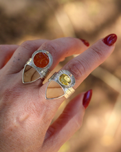 Load image into Gallery viewer, Carnelian + Bruneau Jasper Ring -Size 7
