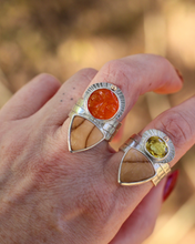 Load image into Gallery viewer, Carnelian + Bruneau Jasper Ring -Size 7
