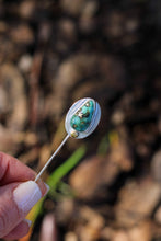 Load image into Gallery viewer, SAVANNAH Pin- Turquoise + Brass
