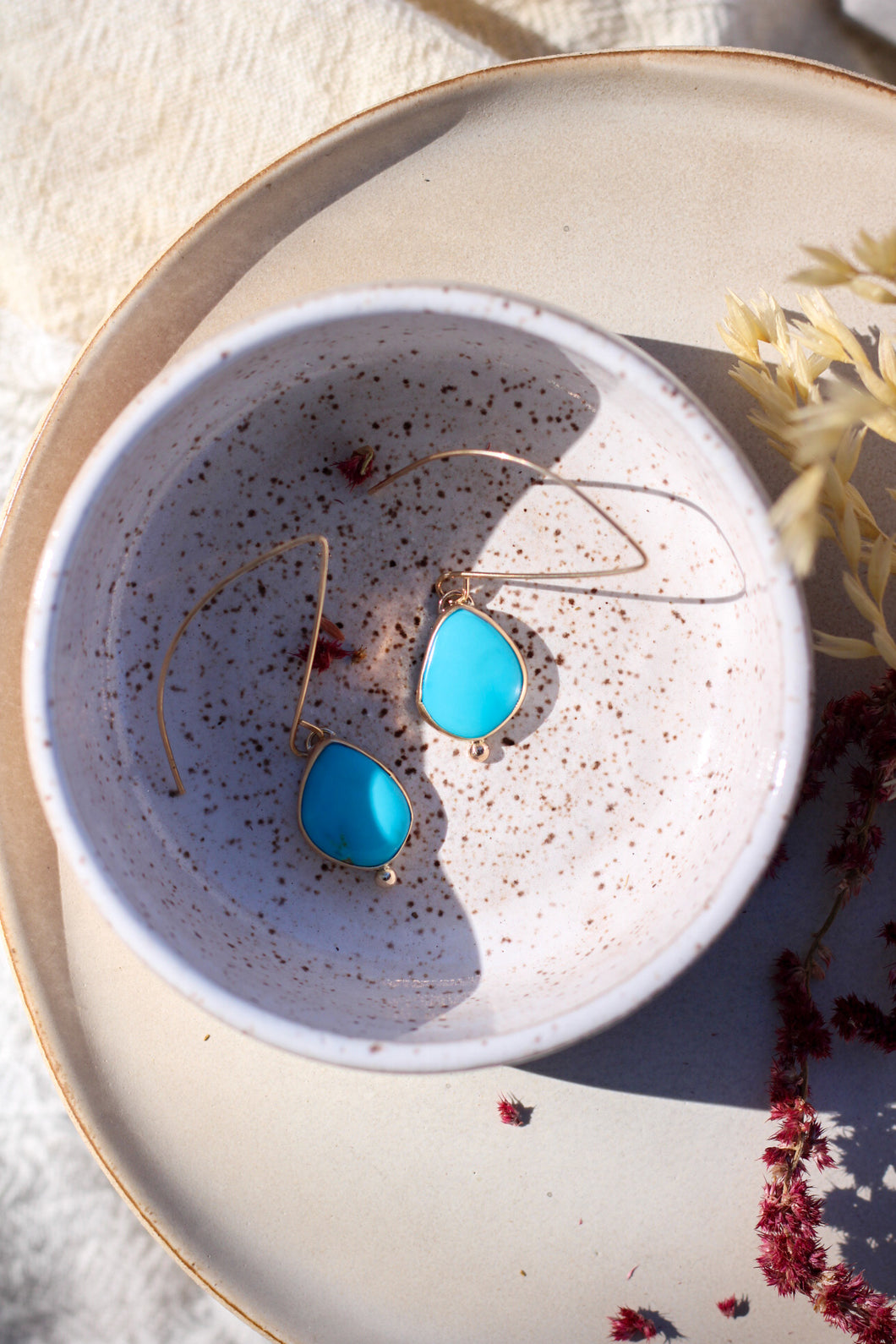 •Sonora Gem Turquoise Earrings